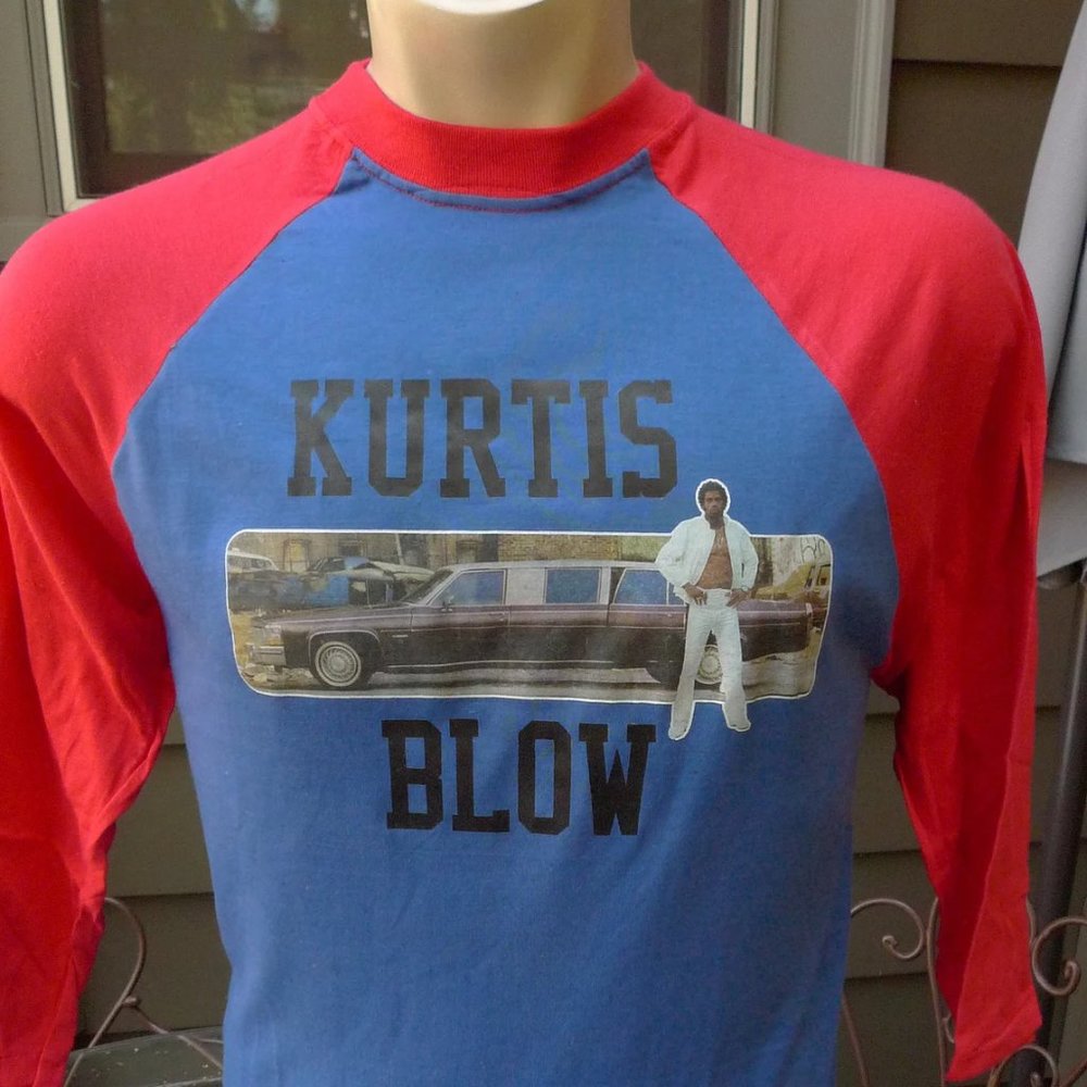 1979 Kurtis Blow Single Stitch Shirt (C) Licensed Roach '79 * Mens M (42)